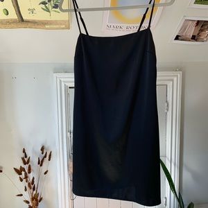 Black Slip Mini-dress